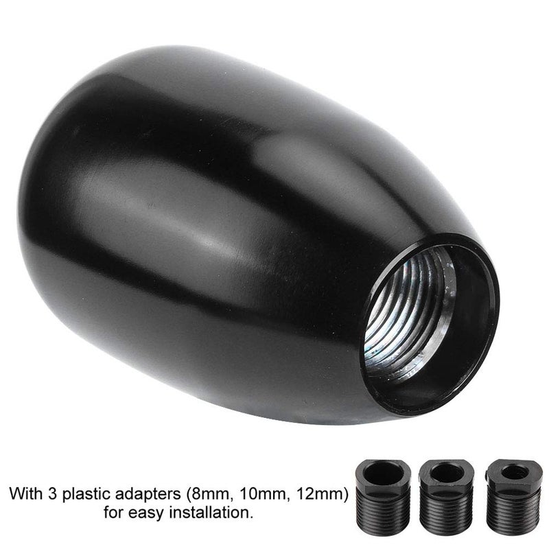 Dweekiy Gear Shift Knob,Car Universal Modification Manual Knob Gear Shift Head Shifter 6 Speed(Black) - Image 3